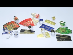 CMYK-Goldfolie Zigarrenlabel Druck Personalisiertes Logo Aufkleber Druck