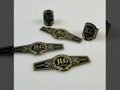 Kunstpapier Abnehmbares Zigarrenband Drucken Ätzen Ring Folie Etiketten Drucken