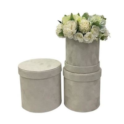 Luxuriöse Geschenkrosen rundes Blumenkarton Customized Logo Hut Form für Kundenanforderungen