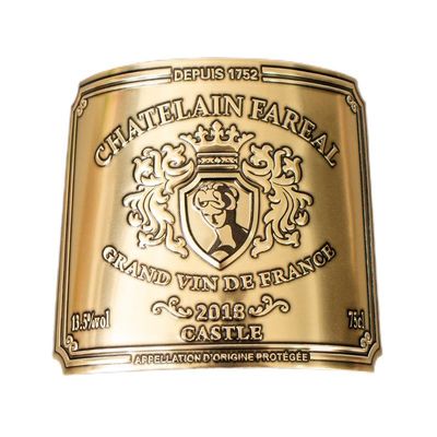 Vollautomatische Produktionslinie Aluminiumetiketten Selbstklebende Aufkleber aus Metall für Rotwein