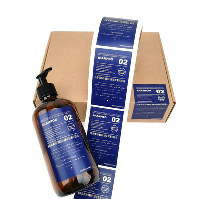 Wasserdichte Schönheitsprodukte Alltagschemikalien Logo Kleber Aufkleber für Waschmittelverpackungen