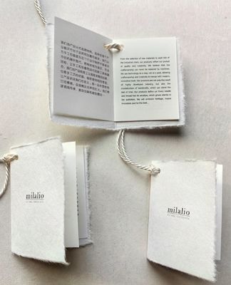 kaufen Luxus-Kostüm-Logo-Kleidung Grüne Karte Kleidung Etikette Spezialpapier-Hang-Tags online manufacture