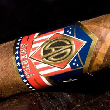 kaufen Custom Eco-friendly Adhesive Sticker Cigar Band and Label with OEM Gold Foil Embossing online manufacture