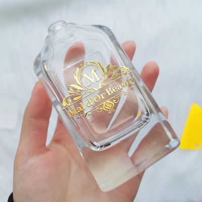 Guter Preis Parfümverpackung Custom Logo Parfüm Flasche Etikett Heißdruck Transparente Aufkleber für Kerzen Online