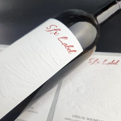 Guter Preis Custom Vinyl Aufkleber Stempel und Prägnierung 3D-Weinflaschenetiketten Online