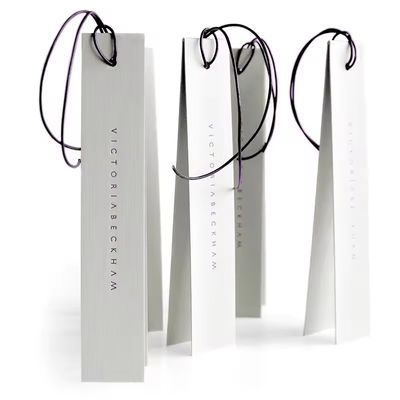 Guter Preis Weiße Samtleder-Geschenk-Tags, kundenspezifische Bekleidung-Tags, gedruckte Kleidungsetiketten Online