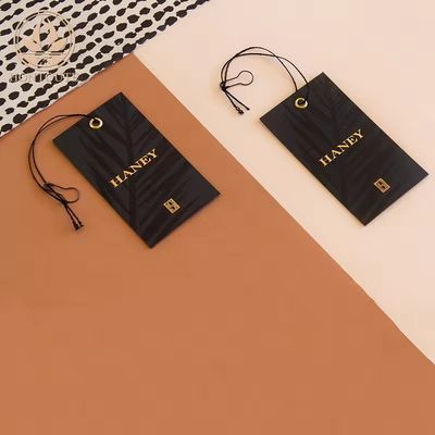 Guter Preis Farbe Custom Kraft Druck Kleidung Tags Wasserdicht Custom Logo Tags für Kleidung Online