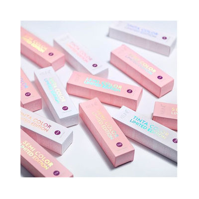 Guter Preis Lippenbalsam anpassbare Papierbox Verpackung kundenspezifische Lippenstiftboxen mit Aufklebern Online
