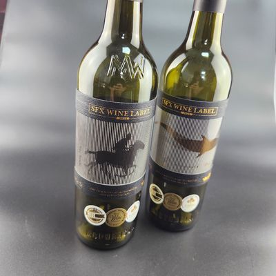 Guter Preis Anpassbare private Verpackung Weinaufkleber Aufkleber in Goldfolie Aufstrichdesign für Flaschen Online