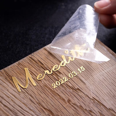 Guter Preis Custom Embossed Hologramm Logo Design Gold Stamping Vinyl Aufkleber 50ml Duftkerze & Parfüm Flasche Etikett Online