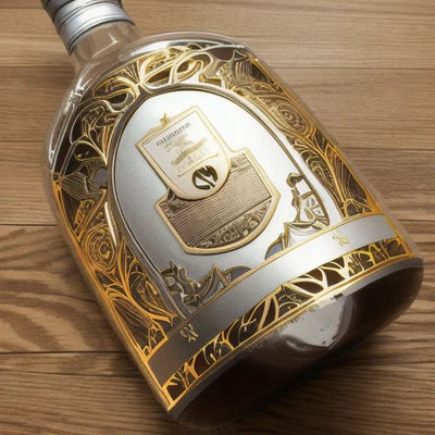 Guter Preis Aufkleber aus Metall, Aluminium, Aufkleber für Wein, Parfümflaschen, Verpackung Online