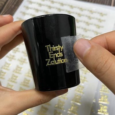 Guter Preis Neue Tendenz Aufkleber Matte Schwarz Aufkleber für Kerzenparfüm Online