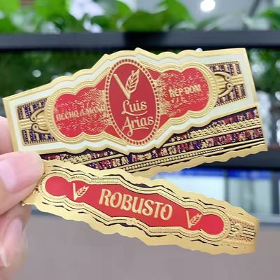 Guter Preis Personalized Customized Shape Cigar Label with ISO9001 Certification for Premium Cigar Bands Online